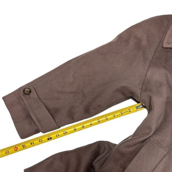 Vintage 100% Wool Forecaster Light Brown Chesterfield Long Coat Warm Winter Coat - Picture 14 of 14